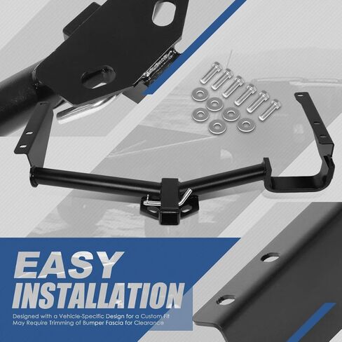 Auto Dynasty 2 Inches Class 3 Trailer Hitch Receiver Compatible with Lexus RX350 RX400h RX330 Toyota Highlander 07-09 in Saudi Arabia