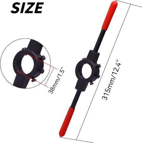 Die Handle Round Die Stock Handle Wrench with Knurled Handle, Non Slip, for Metric M30-M36 / 47mm-65mm Round Die in Kuwait