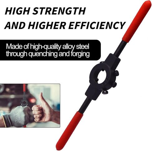 Die Handle Round Die Stock Handle Wrench with Knurled Handle, Non Slip, for Metric M30-M36 / 47mm-65mm Round Die in Kuwait