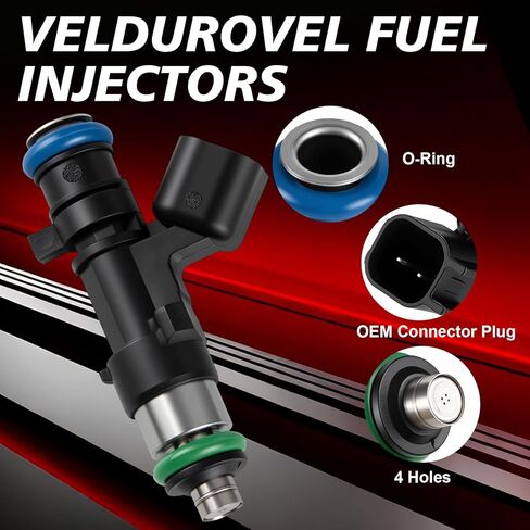 مجموعة من 6 حاقن وقود متوافق مع 2005 2006 2010 كرايسلر 300 2.7 لتر 3.5 لتر سيبرينغ باسيفيكا لـ: 2006 2010 دودج تشارجر 2005 2006 ماغنوم 2010 رحلة المنتقم تشالنجر 0280158028 V6 in Kuwait