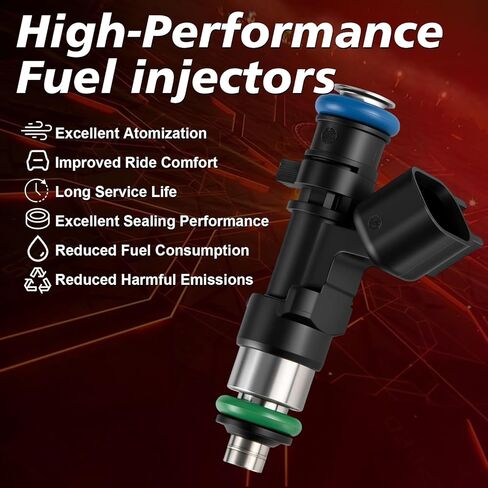 مجموعة من 6 حاقن وقود متوافق مع 2005 2006 2010 كرايسلر 300 2.7 لتر 3.5 لتر سيبرينغ باسيفيكا لـ: 2006 2010 دودج تشارجر 2005 2006 ماغنوم 2010 رحلة المنتقم تشالنجر 0280158028 V6 in Kuwait