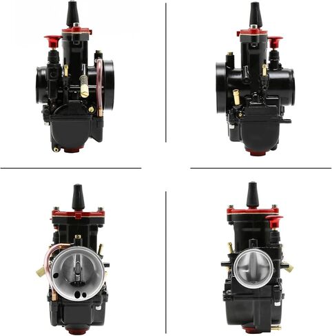 PWK Carburetor 21 24 26 28 30 32 34mm Racing Carb Kits with Air Filter Intake Manifold Boots Universal 2T 4T Engine Dirt Bike Motocross Motorcycle Scooter ATV Quad (24mm) in Saudi Arabia