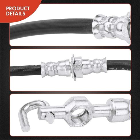 خرطوم هيدروليكي للسائق الأمامي أو الراكب A-Premium متوافق مع موديلات Toyota - MR2 1991 1992 1993 1994 1995 2.0L 2.2L - استبدال # 9094702885 in Saudi Arabia