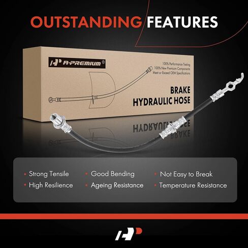 خرطوم هيدروليكي للسائق الأمامي أو الراكب A-Premium متوافق مع موديلات Toyota - MR2 1991 1992 1993 1994 1995 2.0L 2.2L - استبدال # 9094702885 in Saudi Arabia