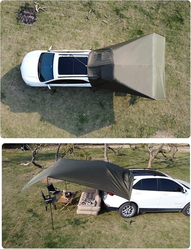 Car Awning Camping SUV Sun Shelter Waterproof Universal Tent Canopy Anti-UV for Van Campervan Caravan Truck Vehicle in Kuwait