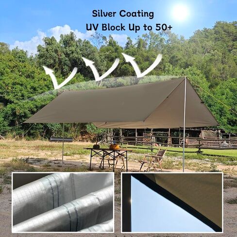 Car Awning Camping SUV Sun Shelter Waterproof Universal Tent Canopy Anti-UV for Van Campervan Caravan Truck Vehicle in Kuwait