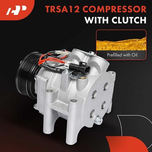A-Premium Air Conditioner AC Compressor with Clutch Compatible with Chevrolet Trailblazer, Trailblazer EXT & GMC Envoy, Envoy XL, Envoy XUV & Buick Rainier & Isuzu Ascender & Oldsmobile Bravada in Saudi Arabia