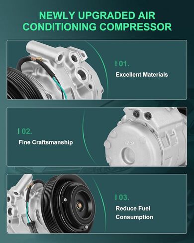 SCITOO AC Compressor for Cars for 2004-2006 for Chevrolet for Colorado 2.8L in Saudi Arabia