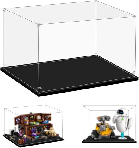 حافظة عرض أكريليك لجهاز Lego 75379 R2-D2، مقاس 8.26 × 7.08 × 10.62 بوصة (21 × 18 × 27 سم)، تحمي مقتنياتك من الغبار من خلال واجهة عرض شفافة in Kuwait