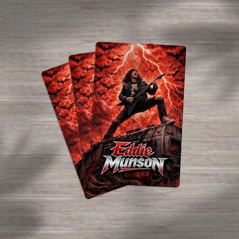 ملصق Eddie Munson Metal Things - ملصق من الفينيل لزجاجات المياه وأجهزة الكمبيوتر المحمولة والأجهزة اللوحية in Saudi Arabia
