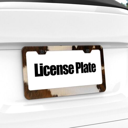 إطارات لوحة الترخيص، أغطية لوحة ترخيص متينة مع براغي، إطار علامة ألومنيوم عالمي، حامل لوحة ترخيص لطيف للنساء والرجال، ديكور إكسسوارات السيارة، جبل أخضر جميل in Kuwait