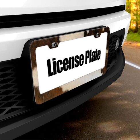 إطارات لوحة الترخيص، أغطية لوحة ترخيص متينة مع براغي، إطار علامة ألومنيوم عالمي، حامل لوحة ترخيص لطيف للنساء والرجال، ديكور إكسسوارات السيارة، جبل أخضر جميل in Kuwait