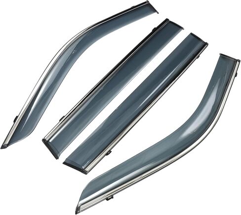 1 Set Window Deflectors for Toyota Highlander 2020-2024 Side Window Vent Visors Black in Saudi Arabia