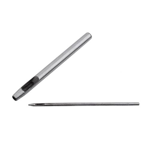 10pcs Punch Leather Tool, Hollow Puncher Hole Craft Set for Leathercraft Belt with 10 Sizes, Steel Material, Durable, Easy to Use, for Leather Craft, Clothing, Handbags, Canvas, in Saudi Arabia