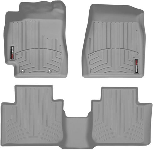 Weathertech Custom Fit FloorLiners for Toyota Camry - 1st & 2nd Row (46051-1-3), Grey in Saudi Arabia