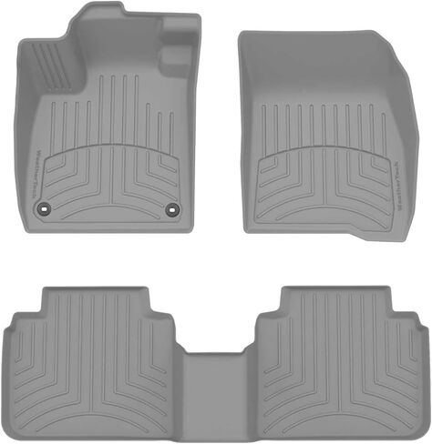 سجادات أرضية Weathertech FloorLiner HP Custom Fit لسيارة Honda Accord، Accord Hybrid الصف الأول والثاني (441800-1-2IM)، أسود in Saudi Arabia
