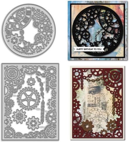 MAYJOYDIY Carousel Metal Die Cutting Ferris Wheel Balloons Clouds Carbon Steel Cutting Dies Splicing Playground Equipment Embossing Die Cutting Stencils for Scrapbooking Party DIY Paper Card Crafts in Saudi Arabia