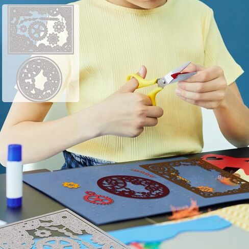 MAYJOYDIY Carousel Metal Die Cutting Ferris Wheel Balloons Clouds Carbon Steel Cutting Dies Splicing Playground Equipment Embossing Die Cutting Stencils for Scrapbooking Party DIY Paper Card Crafts in Saudi Arabia