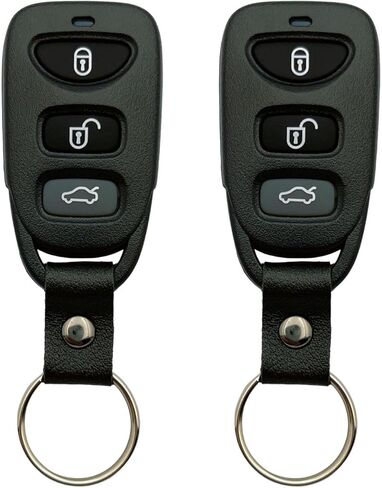 Replacement Key Fob Shell Case Fits for Hyundai Accent Elantra Sonata Tucson Kia Rio Sorento Soul Spectra Sportage Tucson Forte Optima Keyless Entry Remote Control 3 Button Pad Cover (3 Button 1 pcs) in Saudi Arabia