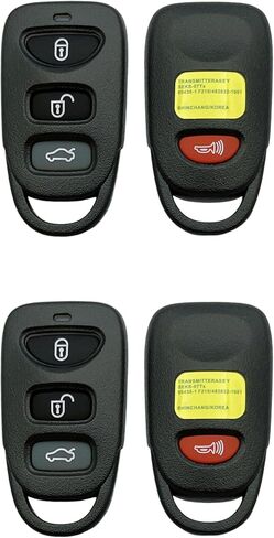 Replacement Key Fob Shell Case Fits for Hyundai Accent Elantra Sonata Tucson Kia Rio Sorento Soul Spectra Sportage Tucson Forte Optima Keyless Entry Remote Control 3 Button Pad Cover (3 Button 1 pcs) in Saudi Arabia