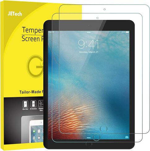 JETech Screen Protector for iPad Air 5 (10.9-Inch, 2022 Model, 5th Generation), Tempered Glass Film, 2-Pack in Saudi Arabia