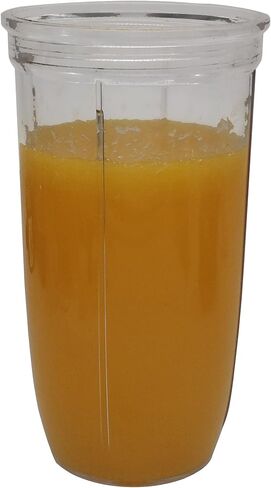 كوب سفر بديل بسعة 32 أونصة مع غطاء للتنقل، متوافق مع قاعدة محرك كومبو لخلاط NutriBullet NBC-12A ومتوافق مع خلاط Nutribullet Select 2.0 الشخصي بقدرة 1000 واط (ZNB30200Z) (شفاف، 32 أونصة) in Saudi Arabia