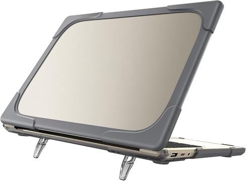 متوافق مع جهاز الكمبيوتر المحمول Microsoft Surface 3/4/5 مقاس 15 بوصة 1872/1873/1953/1979، جراب مضاد للصدمات، غطاء حماية متين وشديد التحمل (رمادي) in Saudi Arabia