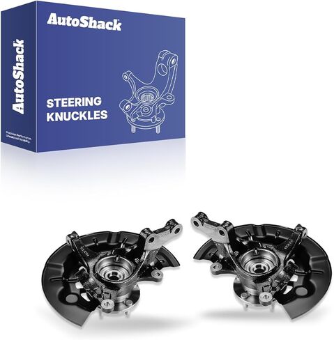 AutoShack Front Steering Knuckles & Wheel Bearing Hub Assembly Replacement for 2012-2017 Toyota Camry 2013-2016 Toyota Avalon 2-PC in Saudi Arabia
