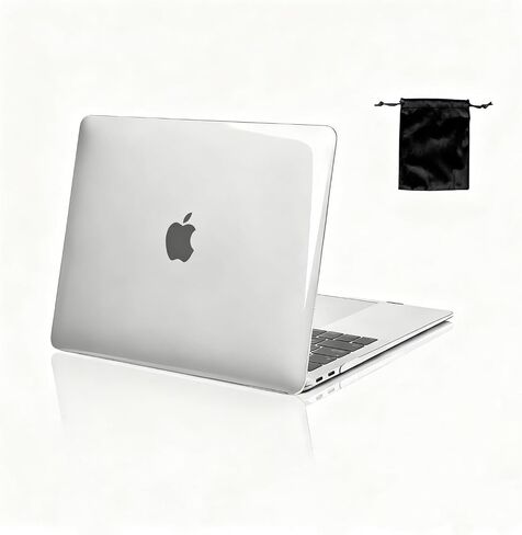 Hard Case Compatible with MacBook Air 13.3 inch Case 2022 2021 2020 2019 2018 Release A2337 M1 A2179 A1932 Touch ID, Plastic Protective Shell Case Cover & Storage Bag(Pink) in Kuwait