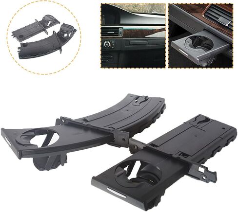 labwork Cup Holder Divers and Passenger Side Retractable Cup Holder Replacement for E90 E91 E92 E93 51459173463 51459173469 in Saudi Arabia