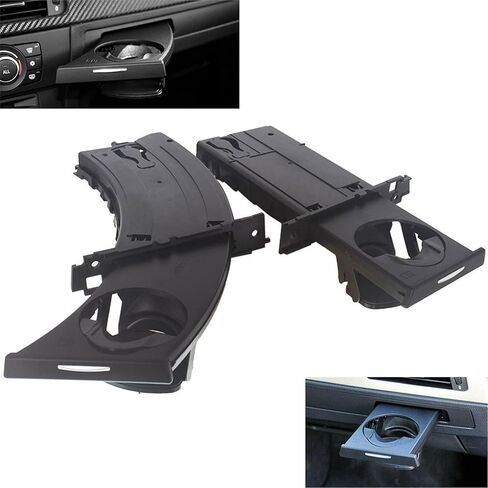 labwork Cup Holder Divers and Passenger Side Retractable Cup Holder Replacement for E90 E91 E92 E93 51459173463 51459173469 in Saudi Arabia
