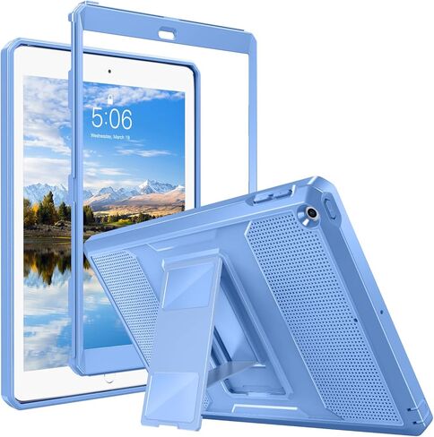 حافظة موكو مقاومة للصدمات تناسب iPad 9.7 الجيل السادس/الخامس 2018/2017، أسود in Kuwait