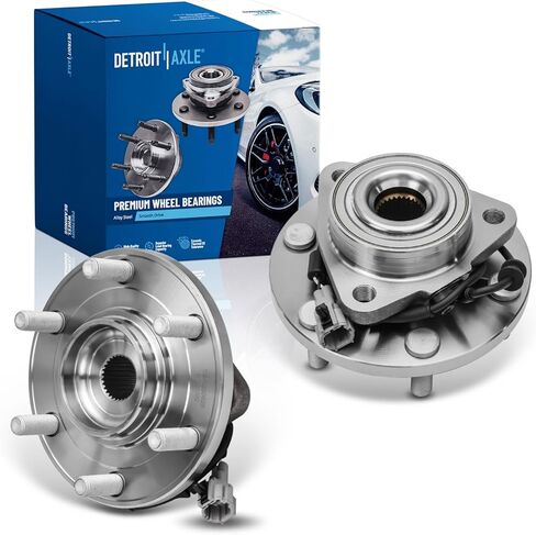 Detroit Axle - Front 2pc Wheel Bearing Hubs for 2017-2019 Nissan Armada, 2011-2013 Infiniti QX56, 2014-2019 QX80, 2 Wheel Bearing Hubs Assembly Replacement in Saudi Arabia