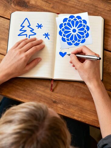 16 Pcs Creative Drawing Stencils, Reusable Drawing Painting Stencil Templates for Crafts, Xmas Decor Stencil for DIY Painting Art Scrapbook (6 x 6 Inch) in Saudi Arabia