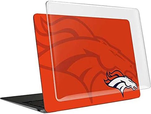 Skinit Case + Skin Compatible with MacBook Air 13in (2020) - Officially Licensed NFL Denver Broncos Double Vision Design in Saudi Arabia