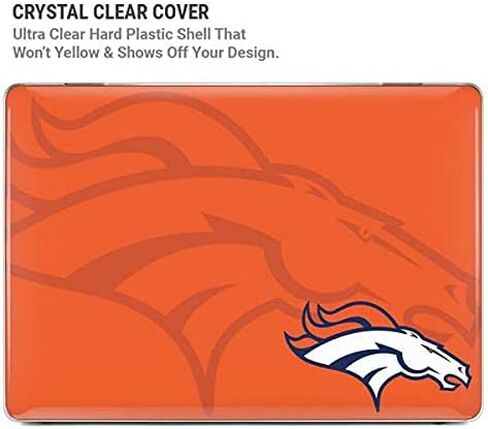Skinit Case + Skin Compatible with MacBook Air 13in (2020) - Officially Licensed NFL Denver Broncos Double Vision Design in Saudi Arabia