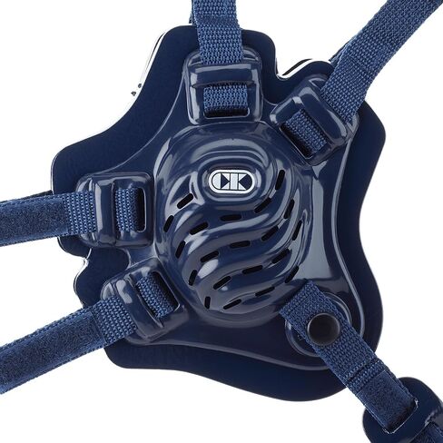 Cliff Keen F5 Light Gold and double Royal Blue Tornado 4-Strap Stock Head Gear in Saudi Arabia