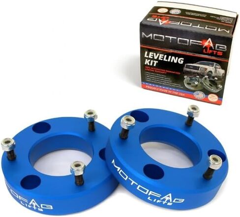 MotoFabLifts 2" Leveling Kit Compatible with 2007-2025 Chevy Silverado 1500 Avalanche Suburban Tahoe/GMC Sierra Yukon XL1500 (RED) in Saudi Arabia
