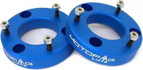 MotoFabLifts 2" Leveling Kit Compatible with 2007-2025 Chevy Silverado 1500 Avalanche Suburban Tahoe/GMC Sierra Yukon XL1500 (RED) in Saudi Arabia
