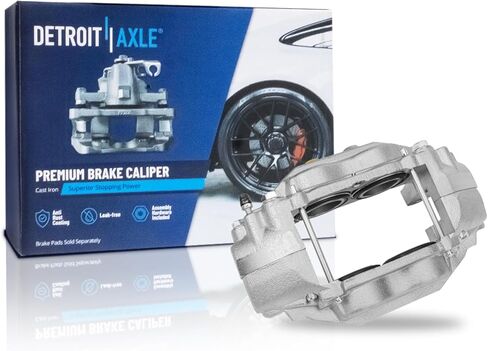 Detroit Axle - Front Left Brake Caliper for 2008-2016 Toyota Sequoia Tundra Disc Brake Caliper 2009 2010 2011 2012 2013 2014 2015 Replacement Brake Caliper Assembly in Saudi Arabia