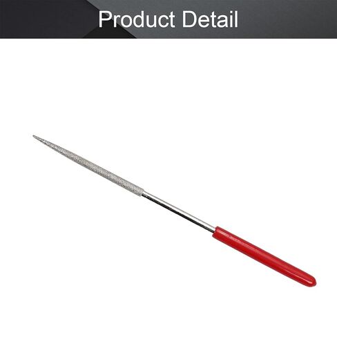 Utoolmart 7Pcs Diamond Needles File, 2mm x 100mm Round Diamond Needle File Set, 150 Grits Round Files Tools for Metal Glass Stone with Fine Sanding in Kuwait
