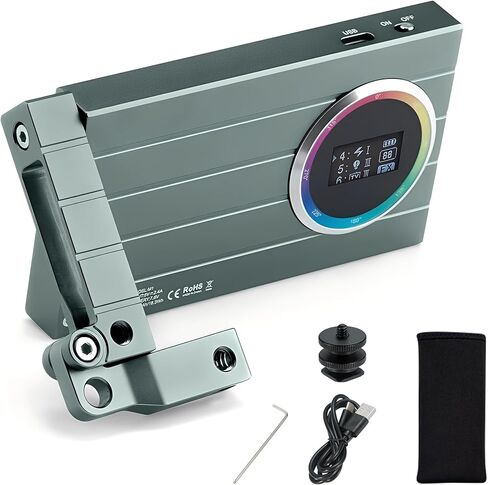Godox C30Bi Bi-Color On Camera Video Light 30W, 2800K~6500K, Portable Camera Light for Photography & Video, Ultra Brightness, TLCI96+, Pocket LED Video Light Panel, LED DSLR Lighting for YouTube in Saudi Arabia