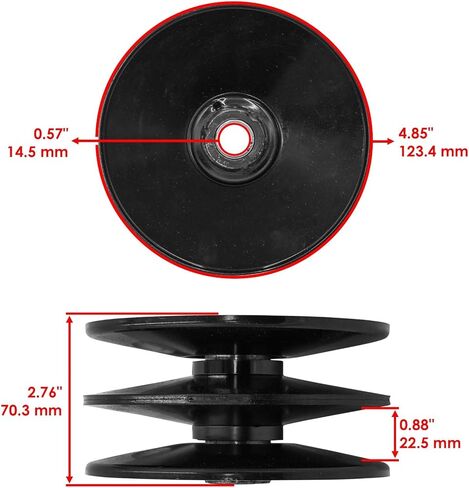 Powersports Replacement Parts for Transmission Pulley for White Outdoor LT-120 L-13 LT-1300 LT-14 LT-15 717-0800 Mod-C33C-41552 in Saudi Arabia