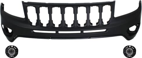 Garage-Pro Bumper Cover KIT Compatible with Jeep Compass 2011-2017 For 1st Gen Models (2011-2017 Style) Primed Front, Upper in Saudi Arabia