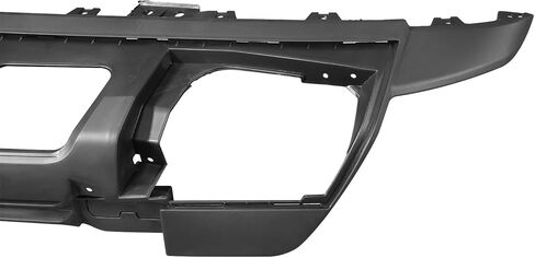 Front Bumper Cover Lower Valance, Compatible with 2022-2024 Chevrolet Silverado 1500, Direct Replacement Black Plastic Valance Panel in Saudi Arabia