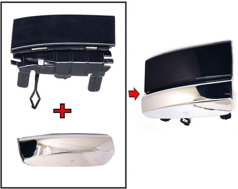 غطاء السحب الأمامي 2in1 Fit 19-24 Mercedes-Benz V167 W167 لـ GLE 300 350 400 450 580 53amg 63amg SUV 2019 2020 2021 2022 2023 2024 غطاء العين لقطر المصد in Saudi Arabia