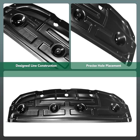 YHTAUTO Front Side Engine Splash Shield متوافق مع Kia Optima 2011-2013، من 9-8-2010، واقيات علبة المحرك Splash Guard in Saudi Arabia