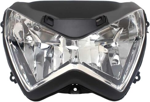 Motorcycle Headlamp Lamp Headlight Assembly Housing ABS Plastic Cover Compatible for Kawasaki Z800 Z250 Z300 2013-2016 in Saudi Arabia