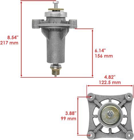 Powersports Replacement Parts for 2 Spindle Assembly Pulley for Husqvarna GTH2648 2654 T 2554 XPa XPb GTH26 K 54T Mod-C33C-42212 in Saudi Arabia
