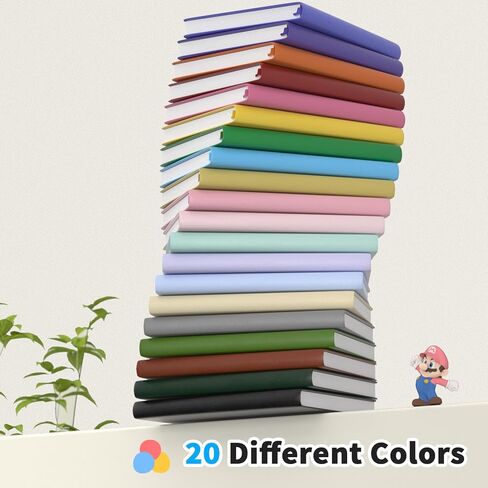 Oucaru Lined Journal Notebook, 8 Pack, 180 Pages, A5 Journals for Writing, 100 GSM Thick Paper, Small Notebooks Daily Journal for Women Men Work, Business, School, Travel Supplies in Saudi Arabia